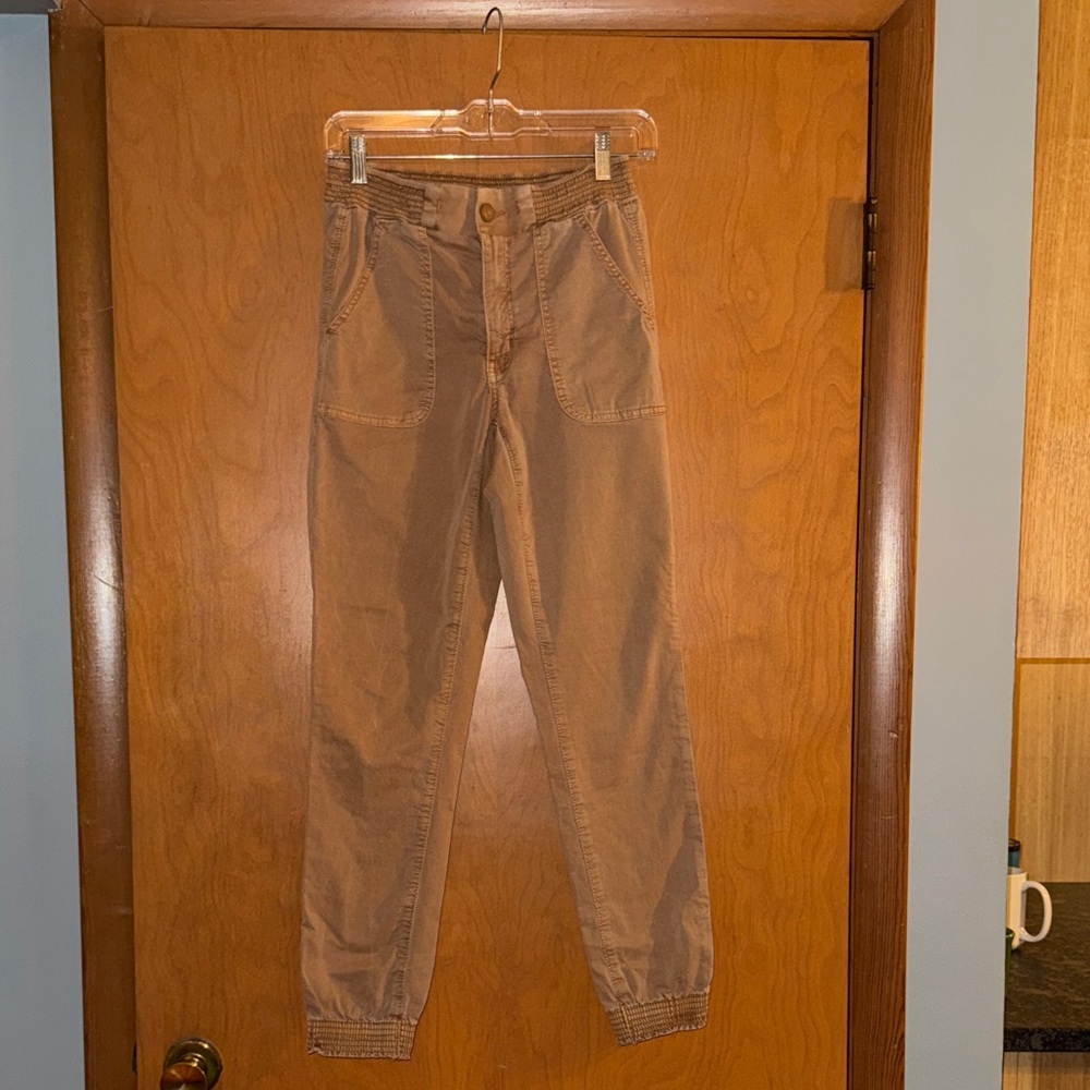 American Eagle Outfitters Tan Joggers